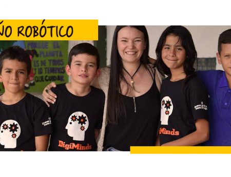 Niños colombianos presentes en RoboRave 2018