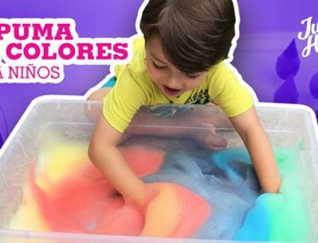 Espuma de Colores – Actividades Sensoriales para niños