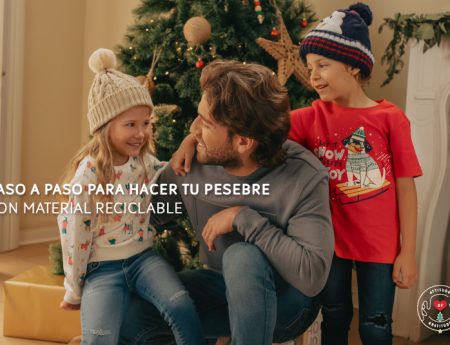 Pesebre con material reciclable: ¡puedes hacerlo tú mismo!